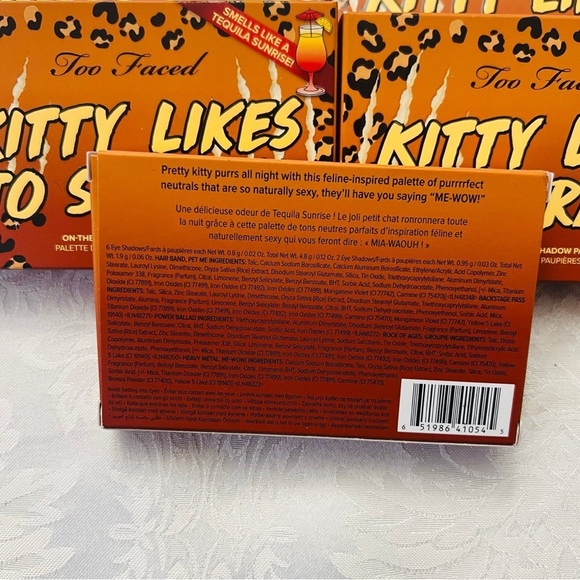 Too Faced Kitty Likes To Scratch Eye Shadow Palette NWB ONE BOX!! - Picture 3 of 6